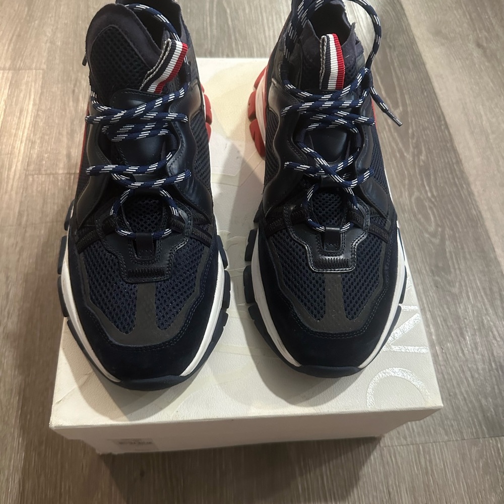 Moncler Mens Navy Athletic Shoes